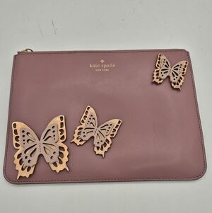 kate spade All The Buzz Dusty Peony Clutch/pouch